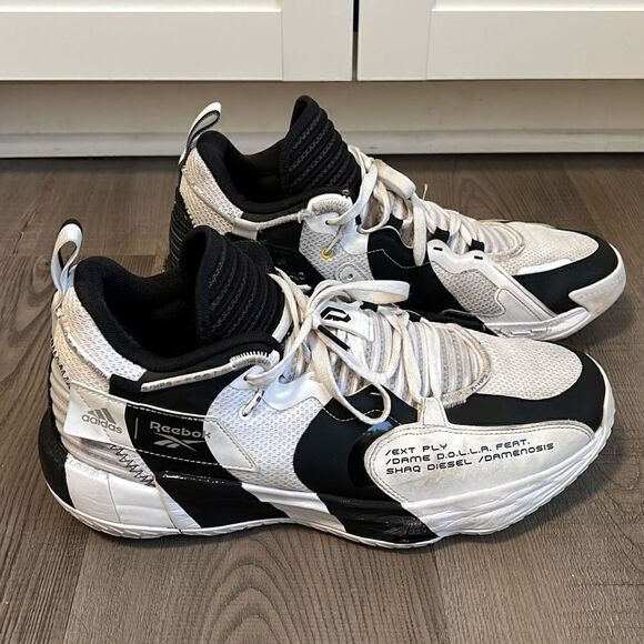 Adidas DAME 7 EXTPLY GW2804 Shaqnosis Shaq Damenosis White/Black Men\'s 11.5 main image 6